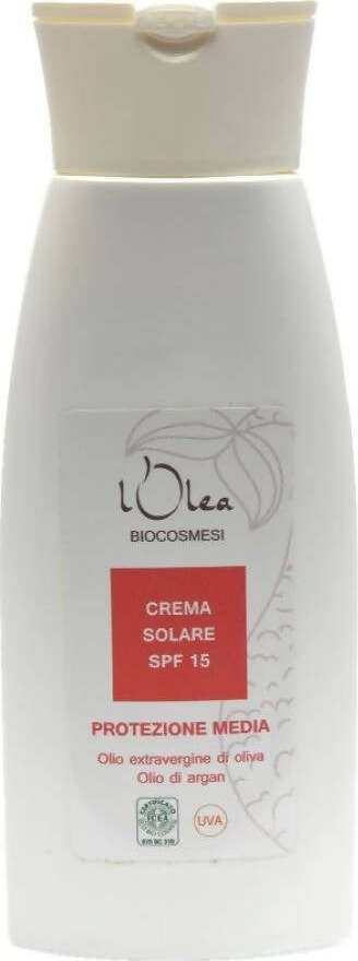 Crema Solare Spf15 Biologica Bambini E Adulti Protezione Solare Con Camelia e Argan Agricoltura 100% Bio Protezione Media Bellezza/Cura della pelle/Protezione solare e abbronzatura/Protezione solare/Protezione solare corpo L’Olea Biocosmesi - Castelbottaccio, Commerciovirtuoso.it