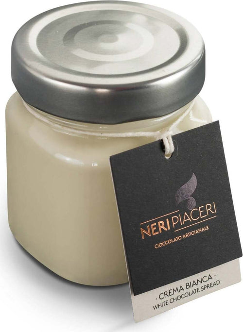Crema Spalmabile Bianca in Vaso Neri Piaceri Cioccolato Artigianale Crema Spalmabile Alimentari e cura della casa/Marmellate miele e creme spalmabili/Creme e cioccolati spalmabili Neri Piaceri - Cavezzo, Commerciovirtuoso.it
