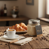 Crema Spalmabile Caffe' in Vaso Neri Piaceri Cioccolato Artigianale Crema Spalmabile