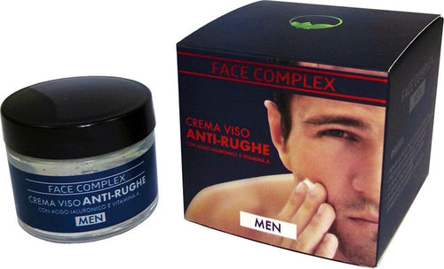 Crema Viso Anti Rughe Per Uomo Face Complex Con Acido Ialuronico E Vitamina E Salute e Bellezza > Cura del corpo e viso > Creme Viso Trade Shop italia - Napoli, Commerciovirtuoso.it
