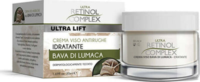 Crema-viso-antirughe-idratante-con-bava-di-lumaca-ultra-lift-retinol-complex