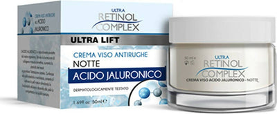 Crema-viso-antirughe-notte-con-acido-jaluronico-per-una-pelle-visibilmente-ringiovanita-ultra-lift-retinol-complex