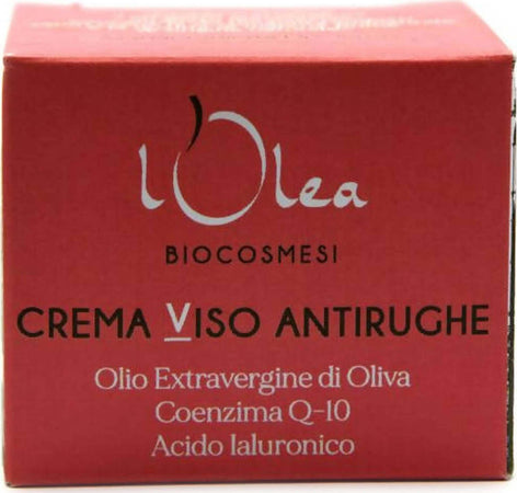 Crema Viso Antirughe Biologica Pelli Mature Crema Giorno/notte Olio Evo Acido Ialuronico Q-10 Emolliente Idratante 100% Naturale Con Ingredienti Da Agricoltura Bio Bellezza/Cura della pelle/Viso/Idratanti/Trattamenti notte/Creme L’Olea Biocosmesi - Castelbottaccio, Commerciovirtuoso.it