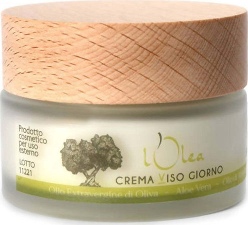 Crema Viso Giorno Biologica Pelli Grasse E Miste Con Olio Evo Abissinia E Aloe Vera Crema Idratante Ristrutturante 100% Ingredienti Da Agricoltura Bio Bellezza/Cura della pelle/Viso/Idratanti/Trattamenti giorno/Creme L’Olea Biocosmesi - Castelbottaccio, Commerciovirtuoso.it