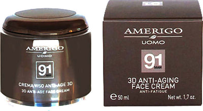 Crema Viso Uomo Anti-Age 3D crema antifatica Amerigo Uomo Man 91 50ml Crema viso uomo Tiziana non solo gioielli - Civitanova Marche, Commerciovirtuoso.it