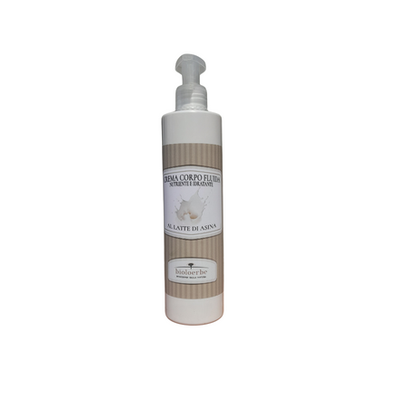 Crema corpo emulsione fluida al Latte d’ Asina 300 ml - Bioloerbe