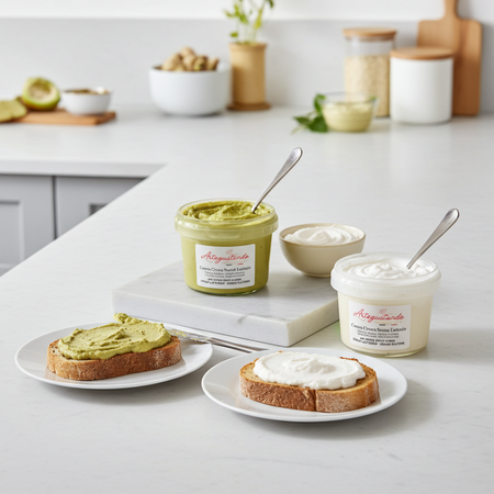 Kit Creme Spalmabili – Pistacchio Senza Lattosio + Cocco Senza Glutine – 500g x 2