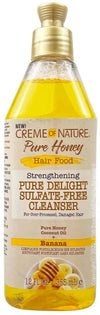 Creme of Natural Pure Honey Hair Food Banana Cleanser Crema per Capelli 355 Ml