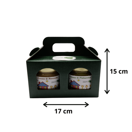 Cream Box Pistacchio - Nocciole Creme Spalmabili Siciliane 200g