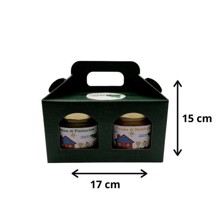 Cream Box Pistacchio - Mandorle Creme Spalmabili Siciliane 200g