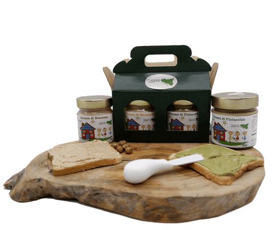 Cream Box Pistacchio - Mandorle Creme Spalmabili Siciliane 200g