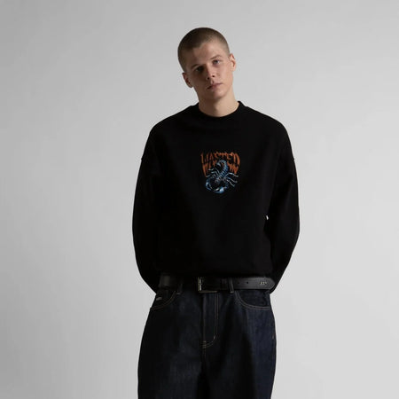 Felpa Wasted Paris Bane crewneck Black