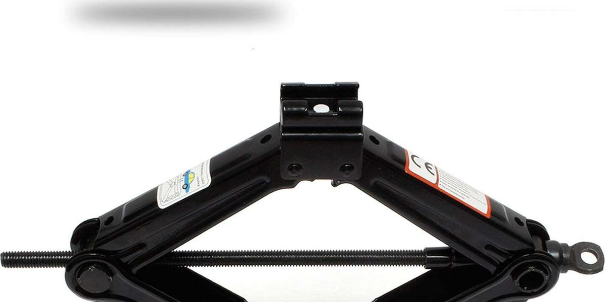 Cric Pantografo DOBO Da 1 Tonnellata – Sollevatore Auto A Forbice In Acciaio, Altezza 10,5-35cm, Kit Di Emergenza