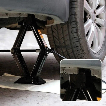Cric-Sollevatore-Auto-2-Ton-Crick-A-Pantografo-Solleva-2000-Kg-Cambio-Ruote-Each