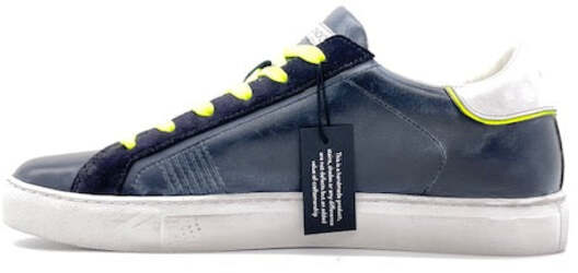CRIME LONDON BEAT Sneaker uomo in pelle blu