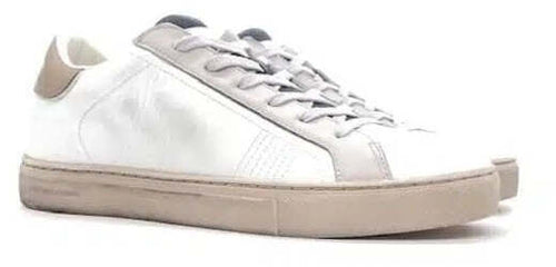 CRIME LONDON Sneaker Uomo Low Top Essential White