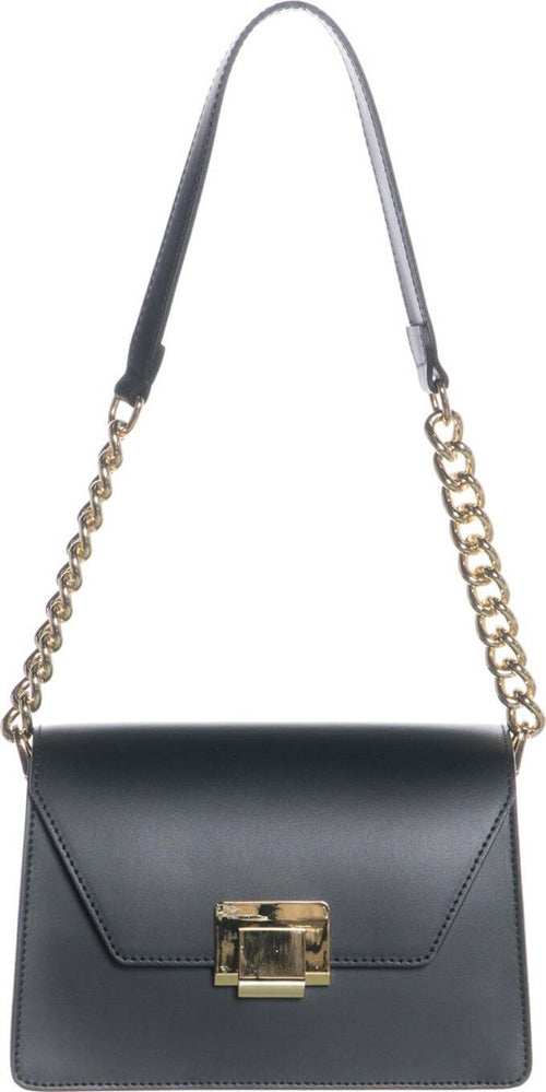 Cristal---Borsa-a-spalla-Nero-da-Donna-in-Pelle