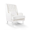 Poltrona Rocking Seat Crystal Royal Rocker Snow White/White Legs