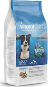 Crocchette Vincent per cani Diet con Pesce Azzurro 15 kg a base di pesce, cereali e legumi. Prodotti per animali domestici/Cani/Cibo/Secco La Zappa - Altamura, Commerciovirtuoso.it