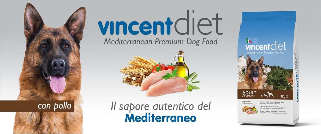 Crocchette Vincent per cani Diet Pollo 15 kg a base di carne, cereali e legumi. Prodotti per animali domestici/Cani/Cibo/Secco La Zappa - Altamura, Commerciovirtuoso.it