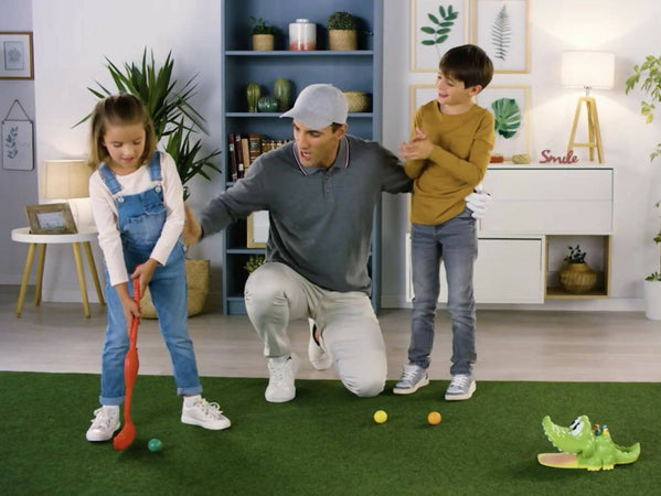 Crocco Golfista Multicolore 31248.006 Set Mini Golf Per Bambini Minigolf Giocattolo Imc Toys