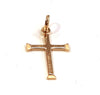 Croce in oro giallo 750/1000 Gioiello Religioso Croce Unisex