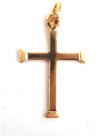 Croce in oro giallo 750/1000 Gioiello Religioso Croce Unisex