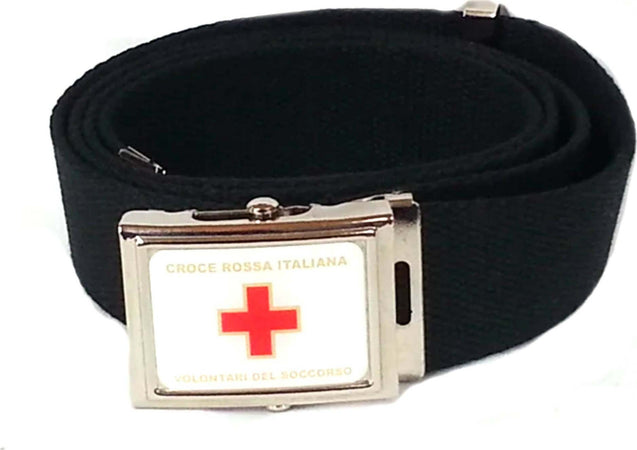 Croce Rossa Cintura Cri Volontari Del Soccorso Cintura Croce Rossa Italiana-Soccorso-Volontario-Ambulanza 118 Moda/Abbigliamento specifico/Abbigliamento da lavoro e divise/Uniformi e camici sanitari/Accessori Il Distintivo - Pesaro, Commerciovirtuoso.it