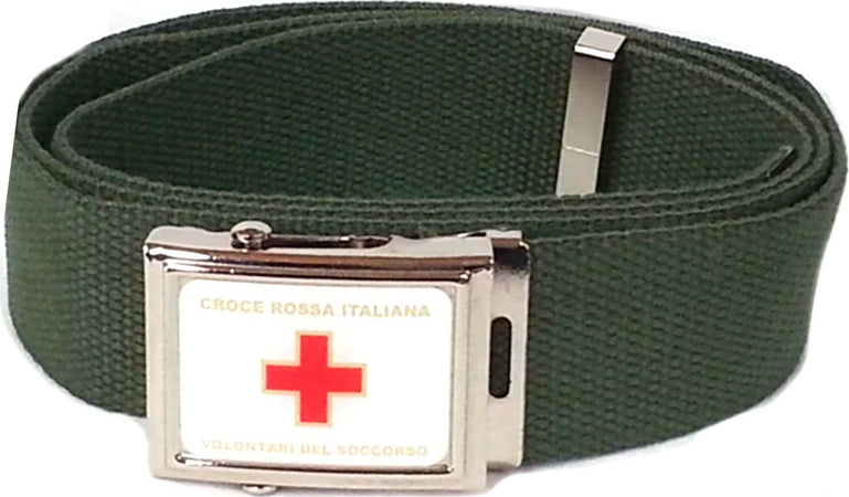 Croce Rossa Cintura Cri Volontari Del Soccorso Cintura Croce Rossa Italiana-Soccorso-Volontario-Ambulanza 118 Moda/Abbigliamento specifico/Abbigliamento da lavoro e divise/Uniformi e camici sanitari/Accessori Il Distintivo - Pesaro, Commerciovirtuoso.it