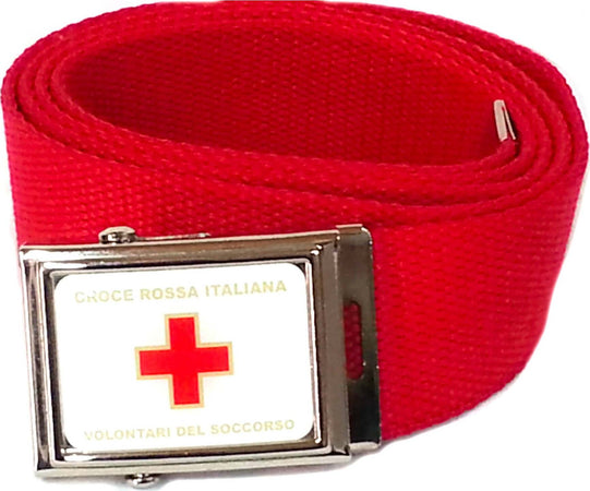 Croce Rossa Cintura Cri Volontari Del Soccorso Cintura Croce Rossa Italiana-Soccorso-Volontario-Ambulanza 118 Moda/Abbigliamento specifico/Abbigliamento da lavoro e divise/Uniformi e camici sanitari/Accessori Il Distintivo - Pesaro, Commerciovirtuoso.it