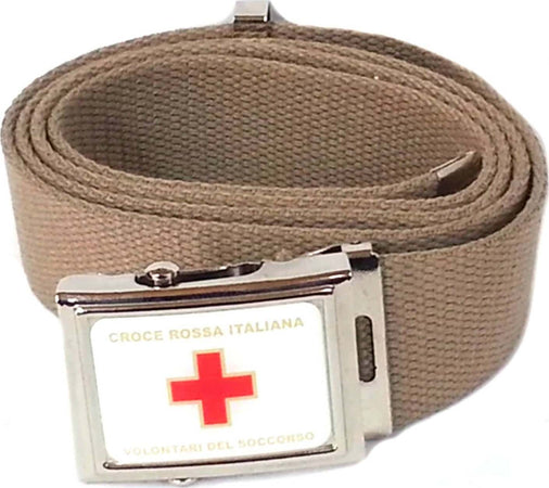 Croce Rossa Cintura Cri Volontari Del Soccorso Cintura Croce Rossa Italiana-Soccorso-Volontario-Ambulanza 118 Moda/Abbigliamento specifico/Abbigliamento da lavoro e divise/Uniformi e camici sanitari/Accessori Il Distintivo - Pesaro, Commerciovirtuoso.it