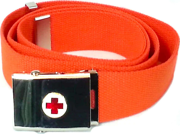 Croce Rossa Italiana Cintura Metallica Tondino Cri Cinta in Canapa 4 Cm Moda/Abbigliamento specifico/Abbigliamento da lavoro e divise/Uniformi e camici sanitari/Accessori Il Distintivo - Pesaro, Commerciovirtuoso.it