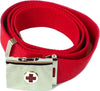 Croce Rossa Italiana Cintura Metallica Tondino Cri Cinta in Canapa 4 Cm Moda/Abbigliamento specifico/Abbigliamento da lavoro e divise/Uniformi e camici sanitari/Accessori Il Distintivo - Pesaro, Commerciovirtuoso.it