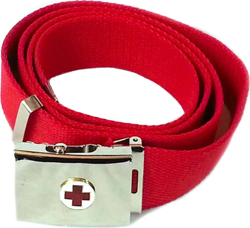 Croce Rossa Italiana Cintura Metallica Tondino Cri Cinta in Canapa 4 Cm Moda/Abbigliamento specifico/Abbigliamento da lavoro e divise/Uniformi e camici sanitari/Accessori Il Distintivo - Pesaro, Commerciovirtuoso.it