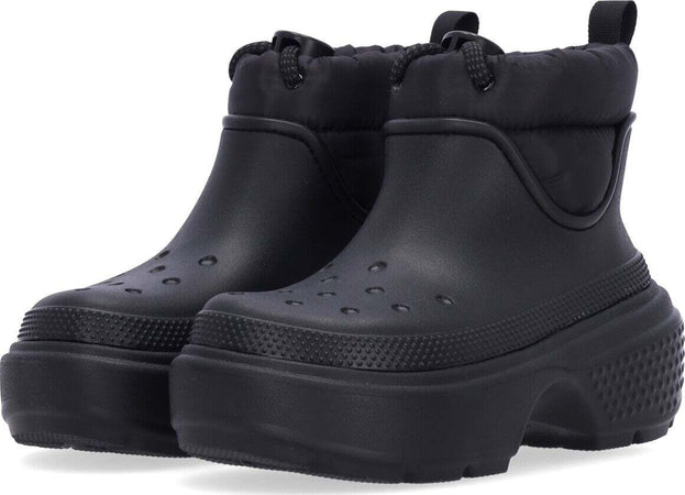 CROCS-Scarponcino-Alto-Uomo-Stomp-Puff-Boot-Black-da-uomo