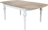 CROSS---tavolo-vintage-in-legno-150/190x100-Bianco-Milani-Home