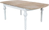 CROSS---tavolo-vintage-in-legno-150/190x100-Bianco-Milani-Home