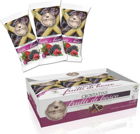Crostatina Frutti Di Bosco Mono Porzione 40gr. Giovanni Cova & C Multipack Crostatine Monoporzione con Marmellata Alimentari e cura della casa/Pasticceria e prodotti da forno/Dessert/Crostate e torte farcite Non solo alimenti - Albano Laziale, Commerciovirtuoso.it