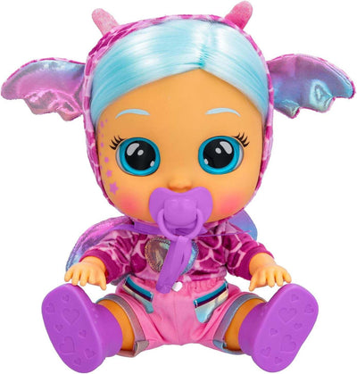Cry Babies Magic Tearsbabies Dressy Fantasy, Bambola Interattiva Che Piange Lacrime Vere Con Capelli Da Acconciare, Vestiti Da Indossare E Accessori, Gioco Per Bambini E Bambine +1 Anno Imc Toys