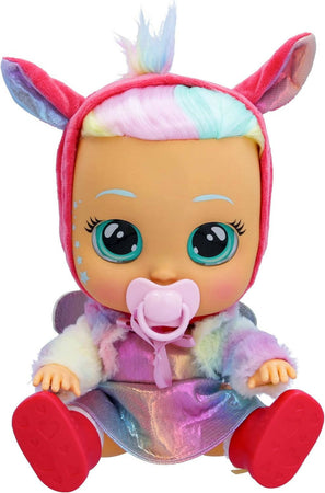 Cry Babies Magic Tearsbabies Dressy Fantasy, Bambola Interattiva Che Piange Lacrime Vere Con Capelli Da Acconciare, Vestiti Da Indossare E Accessori, Gioco Per Bambini E Bambine +1 Anno Imc Toys