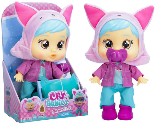 Cry Babies Snowy Days Foxie Bambola Interattiva Con Lacrime Vere - Imc Toys