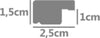 CS---CORNICE-BOSTON-ALLUMINIO-SPAZZOLATO-CM-30x40