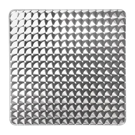 Tavolo quadrato in alluminio con piedi regolabili per bar e ristornate 60 x 60 cm