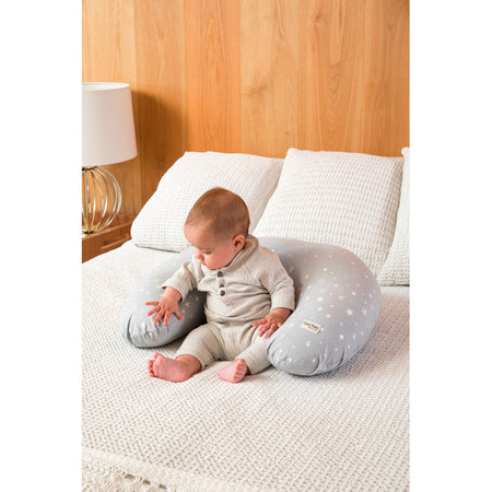 Cuscino da Allattamento Weekend Constellation Grigio