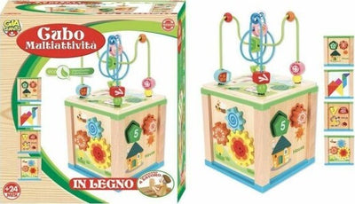 Cubo-Multiattività-In-Legno-Giocattolo-Didattic-Educativo-Gioco-Bambini-Infanzia