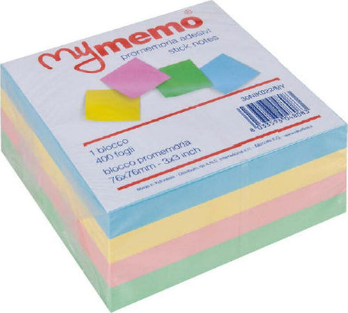 Cubo-post-it-my-memo-76x76-pastel-400fg-Nobrand