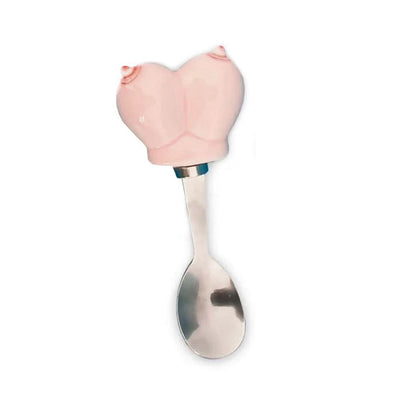 CUCCHIAIO TETTA IN CERAMICA E METALLO