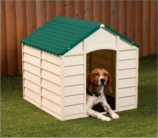 CUCCIA A FORMA DI CASETTA IN RESINA PER CANI 72 71,5 X 68 CM VERDE Prodotti per animali domestici/Cani/Cucce gabbiette e recinzioni/Casette per cani Trade Shop italia - Napoli, Commerciovirtuoso.it