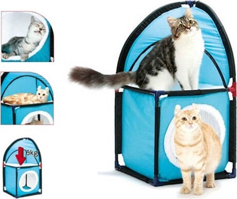 Cuccia Letto Lettino Angolare Per Gatto Gatti 2 Piani Kitty Corner Imbottita Prodotti per animali domestici/Gatti/Cucce gattaiole e recinzioni/Gattaiole Trade Shop italia - Napoli, Commerciovirtuoso.it