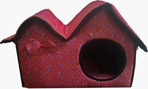 Cuccia-Letto-Pieghevole-Casa-Con-Cuscino-Per-Cane-Cani-Taglia-Piccola-Cuccioli-Gatti-Lettino-Per-Animali